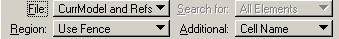 Select MicroStation Model and References to process.