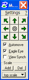 Zoom, pan, views synchronization for Microstation